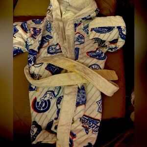 Vintage 1992 Boys 4t Terry cloth baseball robe